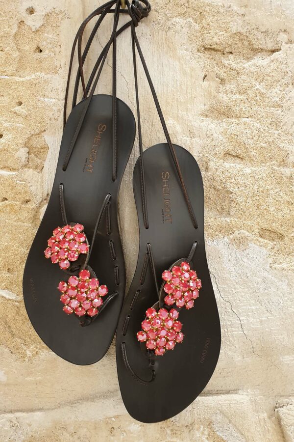 Twins Rose Gold SWAROVSKI Royal Red